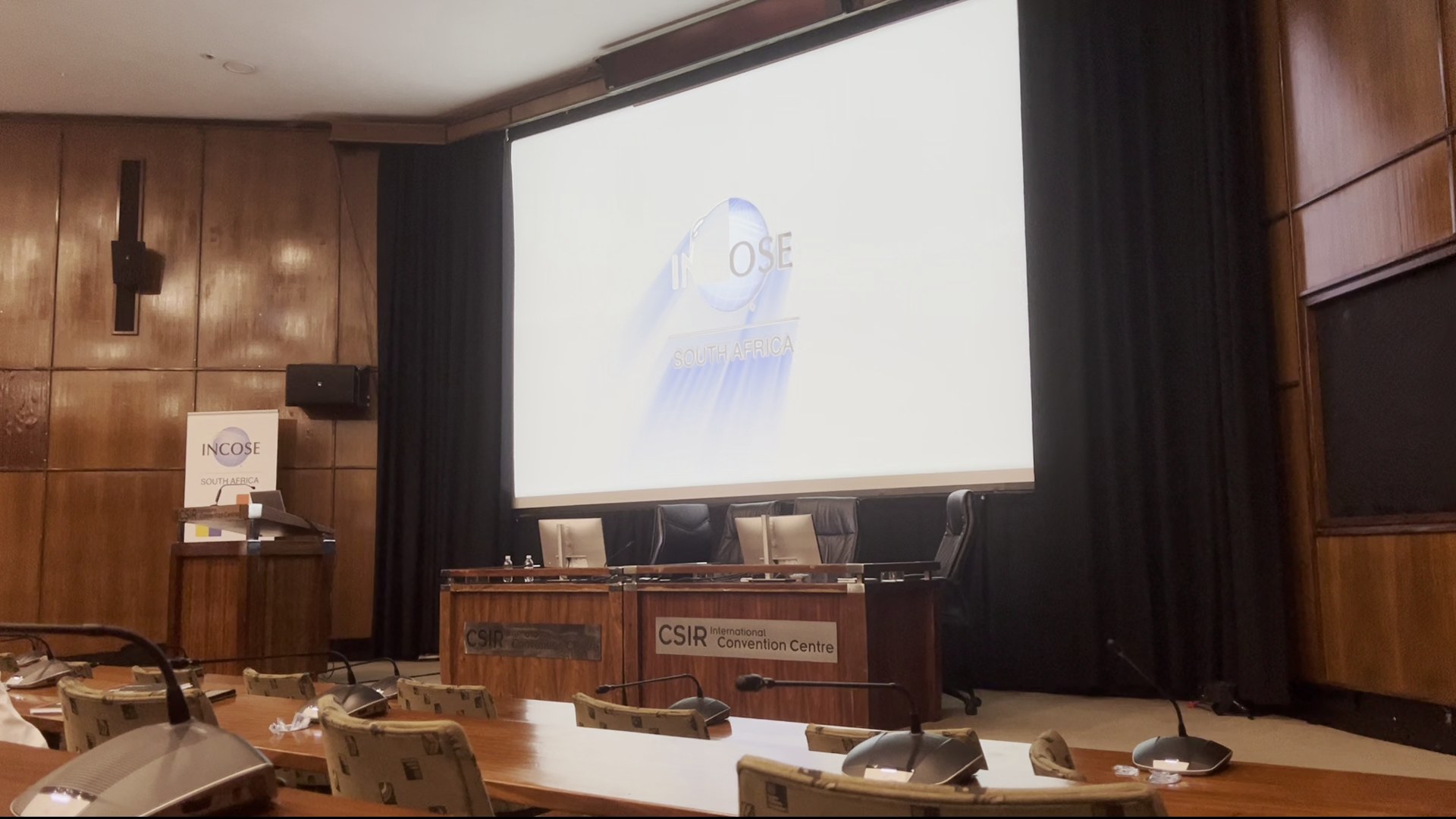 Still frame showing the INCOSE 2024 keynote presentation screen