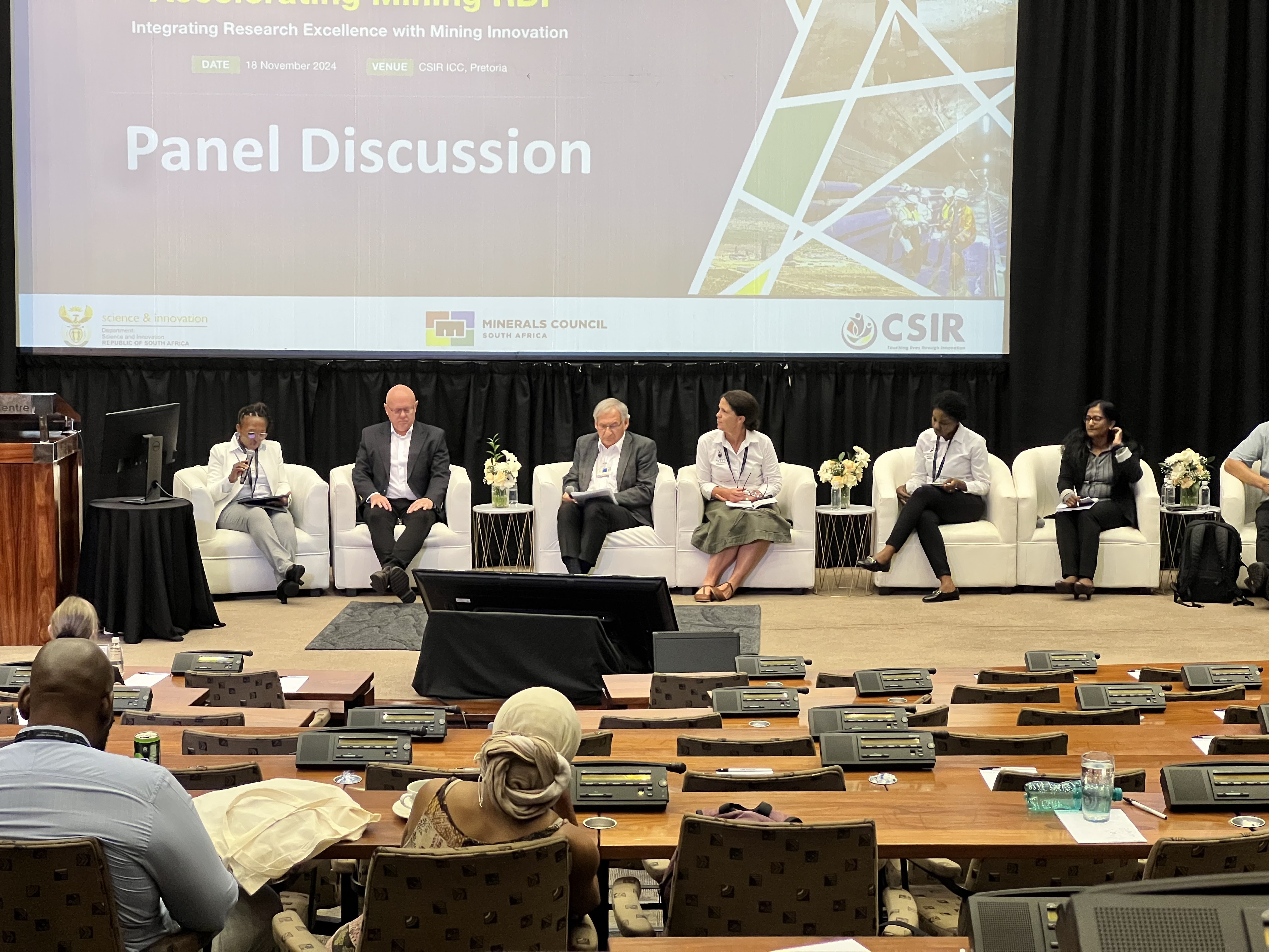 Panellists and delegates during the MMP Mining Technology and Innovation Showcase 2024
