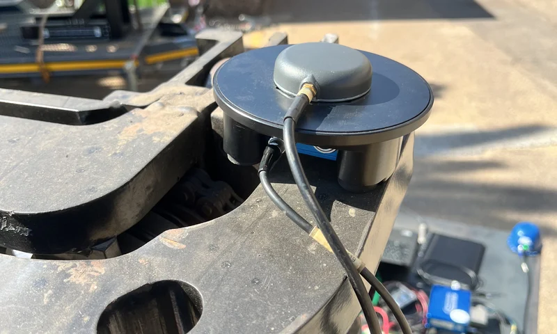 LiDAR instrumentation mounted on the actual CMTI research platform